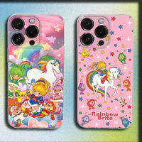 Cartoon R-Rainbow Brite Phone Case For iPhone 16,15,14,13,12,11 Plus,Pro,Max,XR,XS,Plus,SE,Mini Transparent Soft Cover
