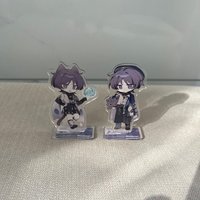 Sunsyea Genshin Impact Merch Wanderer Acrylic Stand 2 Pieces Anime Collection Balladeer