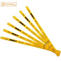 HSS Bimetallic M42 (8% Cobalt) Flexible Hacksaw Blades 12" X 1/2" Steel Hand Saw Blades For Metal Cutting 18TPI 24TPI DIY Tools