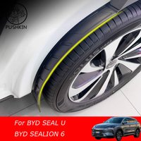 For BYD SEAL U SEALION 6 EV 2024 2025 Car Rear Wheel Arch Flare Fender Liner Splash Guards Mud Flap Protect Auto Accessories