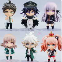 Figurka kolekcjonerska anime w wersji Q: Danganronpa, Nanami Chiaki, Kirigiri Kyouko, Enoshima Junko, Komaeda Nagito, Ouma Kokichi