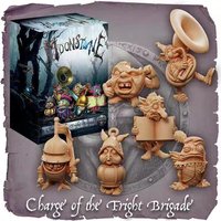 model kit resin kit 28547 MoonStone Charge of the Fright Brigade Unassembled Sculpture for Hobbyists