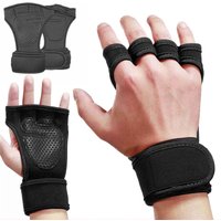 AliExpress NONE Half Finger Weight Lifting Training Gloves for Men Women Fitness Sports Wrist Palm Protector Gloves Anti-slip Gym Cycling Gloves