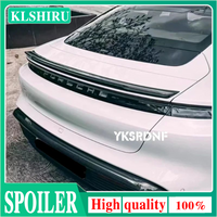 FD Real Carbon Fiber Car Rear Wing Trunk Lip Spoiler For Porsche Taycan / Turbo S 2019 2020 2021 2022 2023