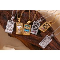 E.B.belle one piece Original Design Tarot Star Moon Sun Lovers Pendant O-chain Necklace new in Stainless steel jewelry Ali