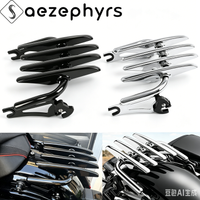 Motorcycle Detachable Two-Up Stealth Mounting Luggage Rack For Harley Touring Road King Street Electra Glide FLHR FLHX 2009-2026