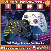 RGB Gamepad For Xbox One/Xbox Seris S/X Console Wireless Dual Vibra Six Axis Gyroscope Game Xbox Controller Win 7/8/10