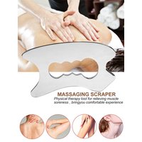 1 PCS Stainless Steel Gua Sha Scraping Massage Tool IASTM Tools Great Soft Tissue Mobilization Tool for Back, Leg, Arm, Shoulder