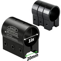 Tactical 1PCS Sight Aluminum 20mm Mount Scope Base 25.4mm Tube Laser Base for Picatinny Rail Mount Scope Accessories