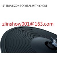 Lemon drum cymbal 15" triple zone ride with choke