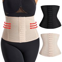 Women Body Shapewear Tummy Slimming Black Belly Band Shaping Shaper Corset Flat Belly Corset Shapewear Compression Belly Trimmer