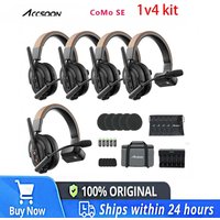 Accsoon CoMo SE 2.4GHz Full-duplex Wireless Intercom System ENC Headset 400m Transmission Range Team Communication Microphone