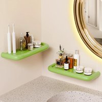 Dopamine Bathroom Storage Shelf Drainable Free Punch Wall Hanging Storage Rack Sturdy High Quality Toiletries Organizer Home