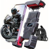 AliExpress NONE Motorcycle Phone Mount Tool-Free 30s Install - CNC Handlebar Clamp 360° for 4-7
