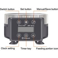 Automatic Fish Tank Feeder Remote Control Timed Quantified Large Capacity Food Dispenser For Aquarium Pet Fish