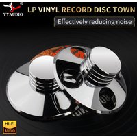 Vinyl Turntable Disc Record Stabilizer - Heavy-Duty Clamp Vibration Balanced, LP Disc Stabilization, and Enhanced Sound Quality