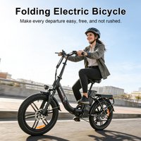 SAMEBIKE CY20PRO 26" Unisex Adult Folding E-Bike with 36V 15.6Ah Battery Max Range 90km 3.0”Fat Tires City Electric Bicycle