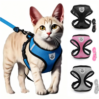 Safe Premium Adjustable Cat Harness and Leash with Anti-Escape Neck Belt Vest for Kitten Small Dogs Other Animals Pet Supplies