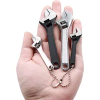 1Pc Adjustable Mini Open Wrench 1Pc All Steel 2.5 4 Inch for DIY Home Repair Perfect Gift for Mechanics Handymen