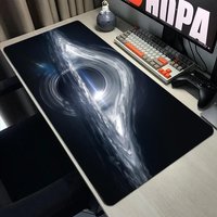 Interstellar Black Hole Mouse Pad Large Gaming Office Mousepad XXL Anti-slip Rubber Computer Desk Mat HD Gamer Long Mousepads