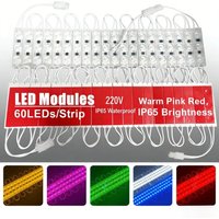 AC 220V Waterproof Foldable COB LED Module 15LEDs High Brightness For Luminous Signage Shop Banner Outdoor Advertising Lighting