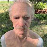 3D Face Cover Costume Party Festival Mardi Gras Eye Mask Old Man Mask Halloween Decoration Cosplay Props Masquerade Mask