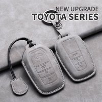 Car Smart Key Case Cover Protector Shell Fob For Toyota Prius Camry Corolla CHR C-HR RAV4 Land Cruiser Keychain Auto Accessories