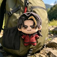 10cm Stuffed Limbus Company Lei Heng Plushie Stuffed Doll Backpack Pandents Keychain Doll Lei Heng Plush Toys Birthday Xmas Gift