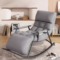 New Style Rocking Chair Balcony Home Leisure Rocking Chair Bedroom Lazy Sofa Chair Nap Room Backrest Dormitory Lounge Chairs