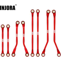 INJORA CNC Aluminium High Clearance Links Set for 1/18 RC Crawler TRX4M High Trail K10 F150 Upgrade (4M-73)