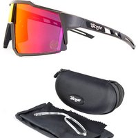 AliExpress Singa Cycling sunglasses Bike Eyewear Sports Dark Glasses Cycling Glasses Black Polarized Lens Eyepieces Outdoor Bicycle Goggles