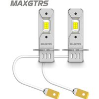 2Pcs H3 LED Headlight Bulb Canbus No Fan High Beam 6500K White 3000K Yellow Car Truck LED Fog Light Driving Lamp DRL 12V -24V