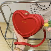 Offre spéciale sacs à bandoulière en forme de coeur pour femmes sacs à bandoulière en cuir Pu solide sacs à main de mode