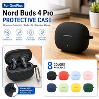 Silicone Case for OnePlus Nord Buds 4 Pro Cover Wireless Bluetooth Earphone Protective Shell for OnePlus Buds 4 Pro