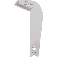 Drill Bit Angle Gauge Drill Bit Sharpening Gauge Stainless Steel 0.5mm Accurate 118° Angle Drill Sharping Tool Drill Bits Gage