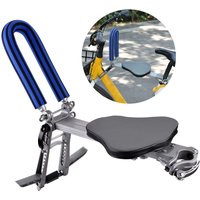 Folding Child Bike Seat with Handrail Storage Bag Portable Ultralight Bicycle Front Mount Baby Bicycle Carrier