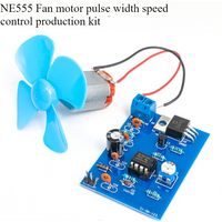 Electronic FanDIY NE555 DC Motor Pulse Width Speed Controller Kit Electronic Soldering Practice Loose Parts