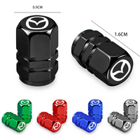 Metal Tyre Valve Stem Caps Wheel Rim Air Cover Accessories for Mazda CX-30 CX-5 CX-50