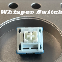 HAIMU Whisper Switch Tactile Silent Switches 5-Pin Hot-Swap 47g POM Smooth Fine Lubrication Custom Mechanical Keyboard Switches