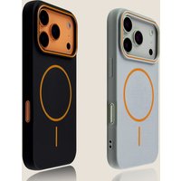 Luxury Magnetic Matte Soft Phone Case For iPhone 17 Pro Max 16 15 14 11 12 13 17 shockproof magsafe Wireless Charging Cover