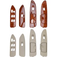 4pcs Window Switch Panel Set Front Rear Left Right for Toyota Land Cruiser J100 1998-2007 Left Hand Drive