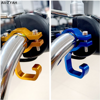 【Zy】Electric Scooter Hook Simple Bike Rack Tube Storage Hanger Buckle Hook Electric Bicycle Portable Metal Helmet Rack