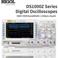Rigol DS1054Z/DS1104Z Plus Digital Oscilloscopes 4 Channels 50M/100M BandWidth 24Mpts Depth Support RS232/UART/I2C/SPI bus