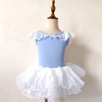 Children's Dance Clothes New Girls' Vest Chinese Dance Ballet Exam Clothes Short-sleeved One-piece Practice Clothes