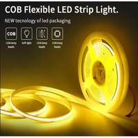 24V 12V COB LED Strip Lights 8mm 320LEDs/M Flexible Tape Ribbon for Room Decor 3000K 4000K 6000K 5M 10M Linear Dimmable Lamp