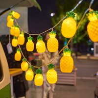 Indoor Fruit Pineapple Led String Lights Room Decor New Year Atmosphere Christmas Decoration Battery Lights Party Waterproof 113