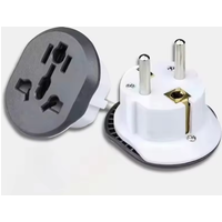 16A Universal EU Travel Adapter Euro Converter UK US AU to EU AC Power Socket Plug Travel Charger Adapter 250V Converter
