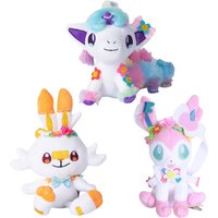 Pokemon Plush Pikachu Scorbunny Sylveon Ponyta Plushies Toys Hobbies Kawaii Room Decor Kids Xmas Birthday Gifts