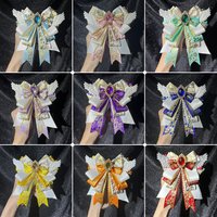 1Pc Cute Angel Wings Bow Tie Brooch, 11 Colors, Handmade DIY Finished Product, Anime Lolita Cosplay, Comic Exhibition Decoration, Backpack Decoration Bow Tie