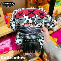 Fuggler Teeth Monsters Series Doll Clothes Y2K Punk Ugly Kawaii Clothing Set For Fuggler Doll Dress Up Ornaments Birthday Gift